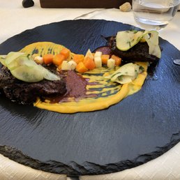 Pork cheek. Pork cheek.