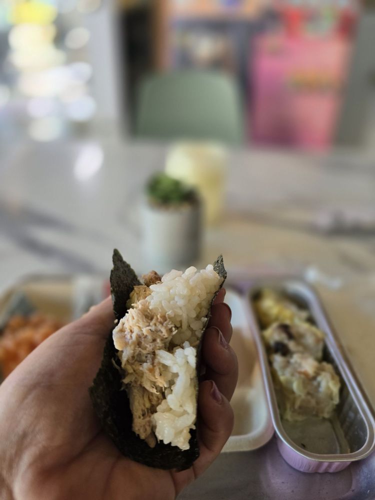 Food from Sushi Table