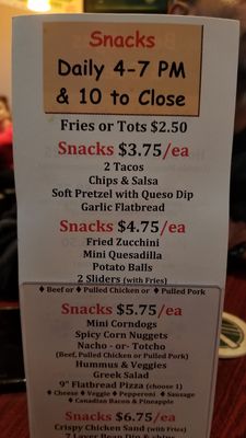 Menu photo 4 Malone's Ale House Beaverton, OR