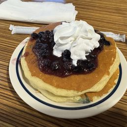 Blueberry pancakes Blueberry pancakes
