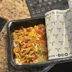 Music City Fit Meals - Chicken salsa with corn & rice