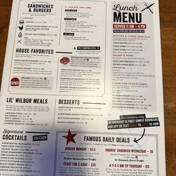 Famous Dave's Bar-B-Que - Barbeque Near Me - Reno, Nevada