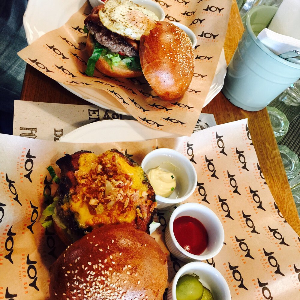 Joy Burger - Excellent burgers !!! Juicy and flavorful . Hangover burger and cheddar burger - Burgers Near Me - Prague, Puerto Rico