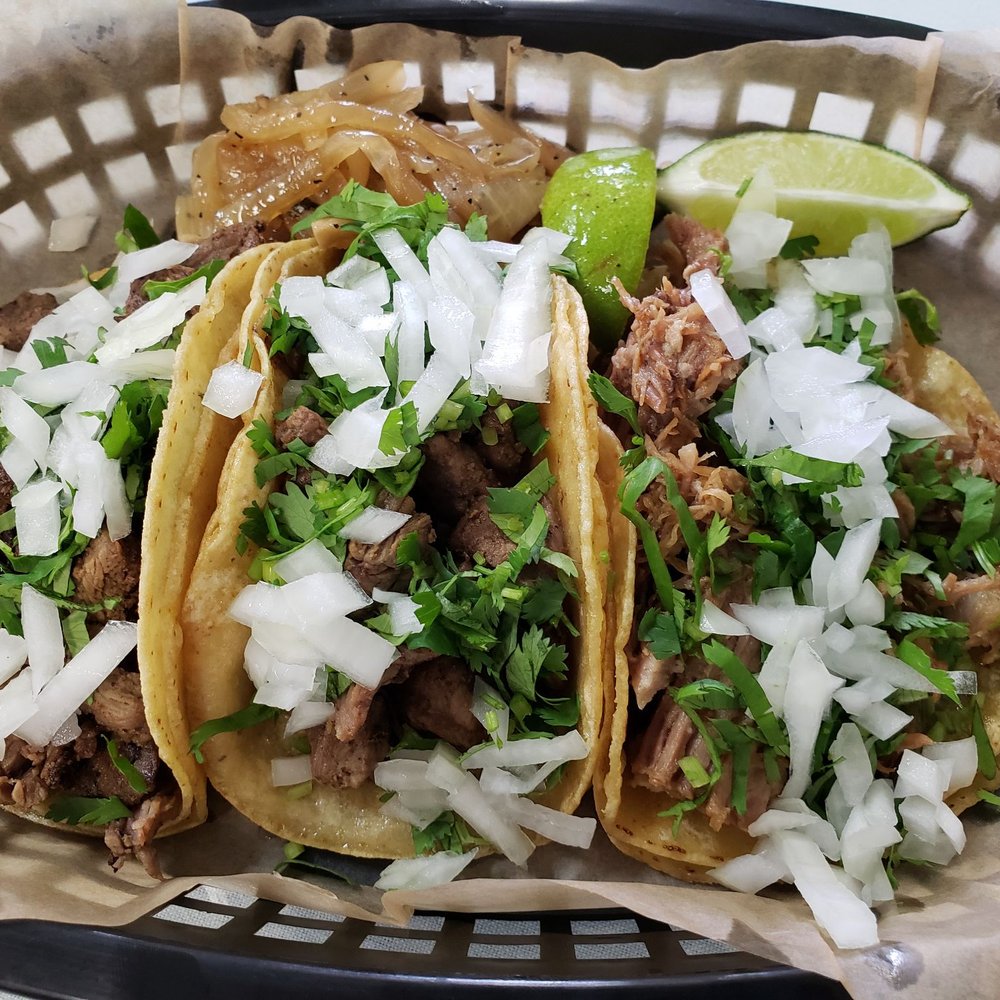 Tranky's Tacos - 2 steak and 1 carnitas - Tex-Mex Near Me - Garland, Texas Tranky's Tacos - 2 steak and 1 carnitas - Tex-Mex Near Me - Garland, Texas