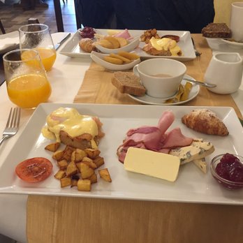 Residence U černého orla - Two of their French breakfasts, complete with a great Czech blue cheese called Niva. - Breakfast & Brunch Near Me - Prague, Puerto Rico Residence U černého orla - Two of their French breakfasts, complete with a great Czech blue cheese called Niva. - Breakfast & Brunch Near Me - Prague, Puerto Rico