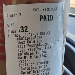 Wawa - Customized order