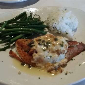 Bonefish Grill - Tilapia Imperial with French green beans and jasmine rice - Seafood Near Me - Lancaster, Pennsylvania