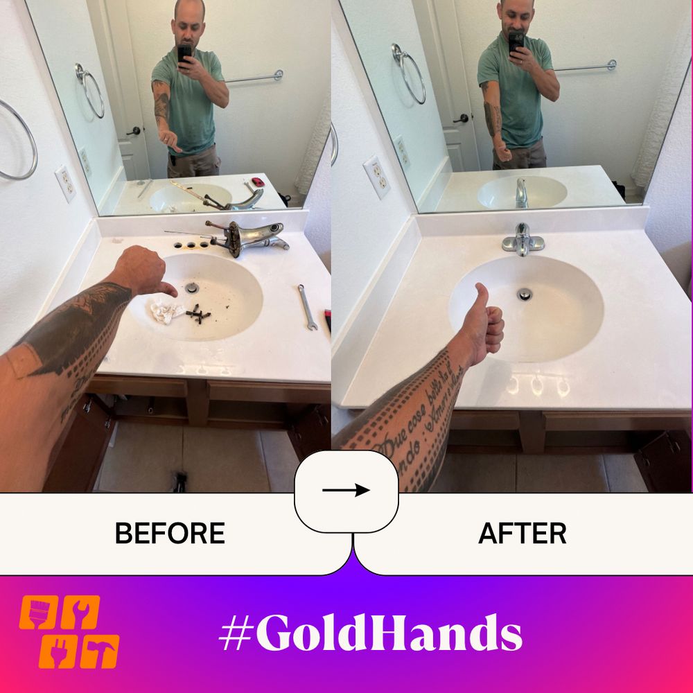 Slide of Handyman Gold Hands
