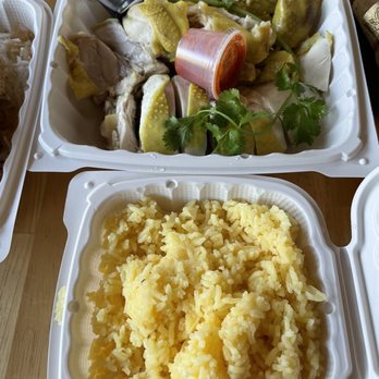 Layang Layang - Hainan chicken with 134. Hainan Seasoned Rice - Malaysian Near Me - Milpitas, California Layang Layang - Hainan chicken with 134. Hainan Seasoned Rice - Malaysian Near Me - Milpitas, California
