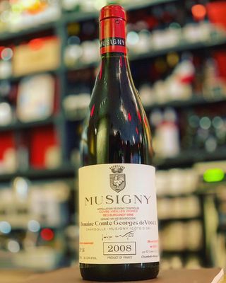 Photo of La Boheme - Palo Alto, CA, US. Our new Burgundy for our wine list Musigny Comte Georges de Vogüé - Chambolle Musigny cote d'or 2008