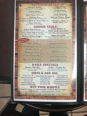 Menu photo 8 Southern Dine Murfreesboro, AR