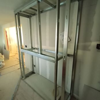 Wall Works - Electric Fireplace pre frame steel stud - General Contractors Near Me - Woodland Hills, California Wall Works - Electric Fireplace pre frame steel stud - General Contractors Near Me - Woodland Hills, California
