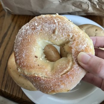 Daily Bagel Cafe - Cinnamon Sugar Crunch bagel - Bagels Near Me - Fremont, California Daily Bagel Cafe - Cinnamon Sugar Crunch bagel - Bagels Near Me - Fremont, California