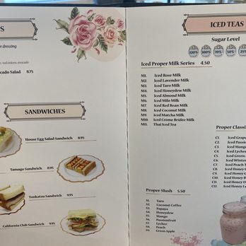 Proper Rose Garden - Salads/Sandwiches/Ice Teas - Themed Cafes Near Me - Katy, Texas