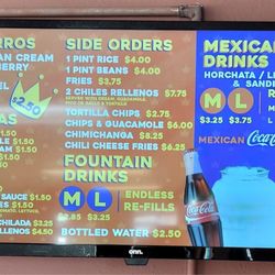 Alvaritos Tacos - Menu