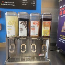 Tea and lemonade options Tea and lemonade options