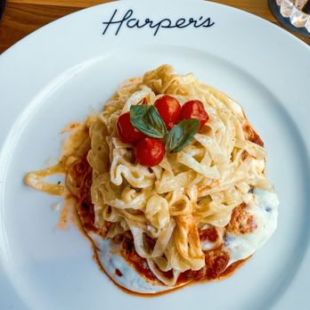Harper's - Chicken Parmesan (pre fixe lunch) - Steakhouses Near Me - Nashville, Tennessee Harper's - Chicken Parmesan (pre fixe lunch) - Steakhouses Near Me - Nashville, Tennessee