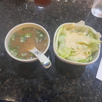 Yoshiko - Good soup and not so good salad. - Ramen Near Me - Austin, Texas