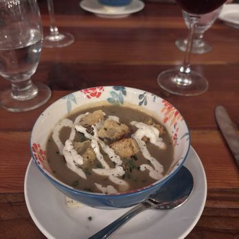 Seared - Porcini mushroom soup - Seafood Near Me - Petaluma, California Seared - Porcini mushroom soup - Seafood Near Me - Petaluma, California