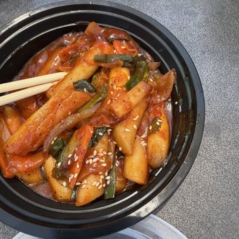 K-Inacup - Tekkobaki- rice cakes in sweet and spicy sauce - Korean Near Me - Gainesville, Florida