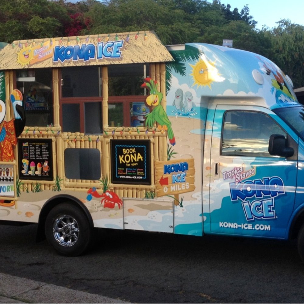 Kona Ice Ohana - Louder than an ice cream truck, the Kona Ice truck dishes out shave ice. - Shaved Ice Near Me