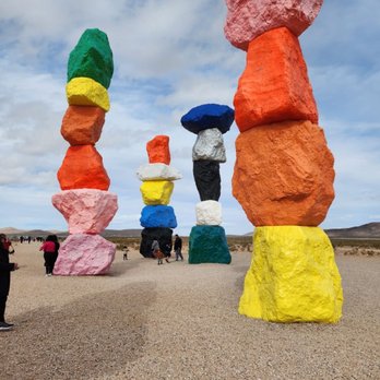 Seven Magic Mountains - Seven Magic Mountains - Public Art Near Me - Las Vegas, Nevada Seven Magic Mountains - Seven Magic Mountains - Public Art Near Me - Las Vegas, Nevada