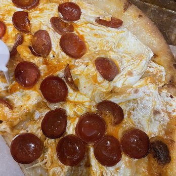 Rosa's Pizza - Vodka pizza with added pepperoni - Pizza Near Me - Ridgewood, New York Rosa's Pizza - Vodka pizza with added pepperoni - Pizza Near Me - Ridgewood, New York
