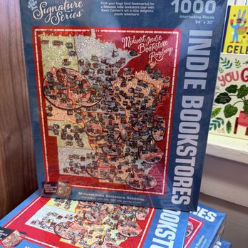Avant Garden Bookstore  - Indie bookstore puzzle - Coffee & Tea Near Me - Anoka, Minnesota