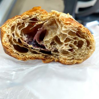 Purple Carrot Bread - Croissant with Jam - Cafes Near Me - Lowell, Massachusetts