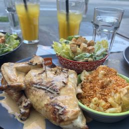 1/2 Chicken Mac & Cheese Meal Classic Chicken Caesar Salad 1/2 Chicken Mac & Cheese Meal Classic Chicken Caesar Salad
