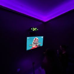 Inside private karaoke room