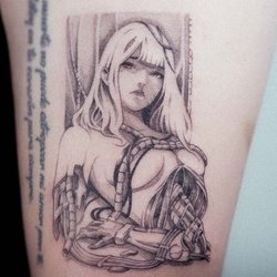 Berkeley's best Anime style tattoo artist DUDURU's art