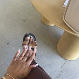Arin's work on the gel pedi