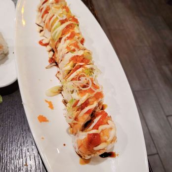 Sushi Huku - a sushi roll on a plate - Japanese Near Me - San Marcos, California Sushi Huku - a sushi roll on a plate - Japanese Near Me - San Marcos, California