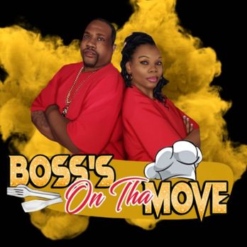 Boss's On Tha Move - two people in red shirts - Food Trucks Near Me
