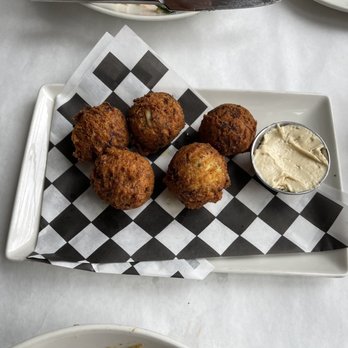 The Grilled Oyster - Crab Hush Puppies (4.22.22) - Seafood Near Me - Gaithersburg, Maryland The Grilled Oyster - Crab Hush Puppies (4.22.22) - Seafood Near Me - Gaithersburg, Maryland