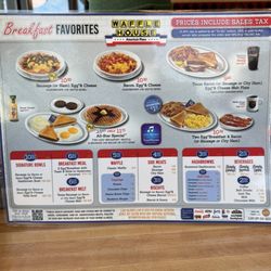 Menu as of 1/19/25