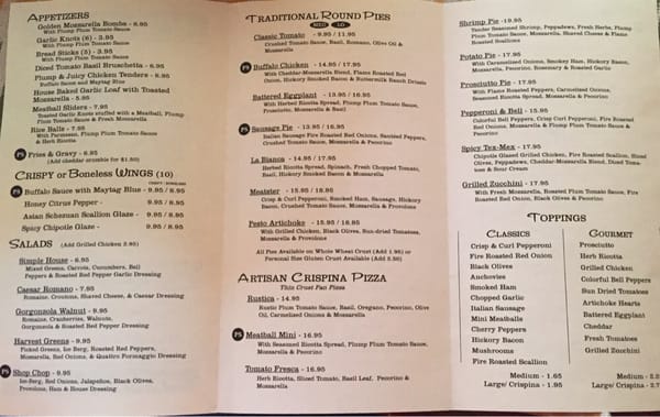 Menu photo 5 Pizza Shop Newburgh, NY
