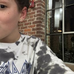After piercing