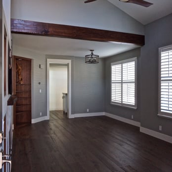 B R Construction - Danville ... Custom bamboo cabinet, walnut beam, engineered hardwood - General Contractors Near Me