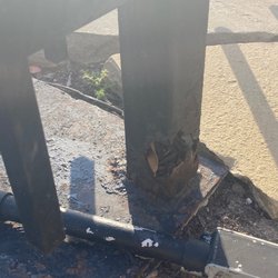 Genesis Property Management - Rotted out gate