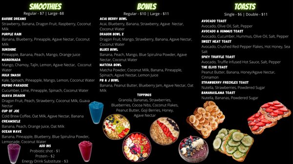 Menu photo 1 Juicy J's Albuquerque, NM