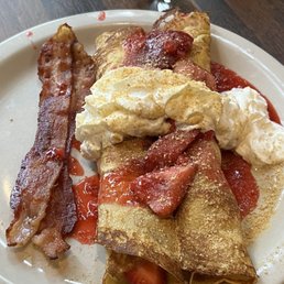 Strawberry Cheesecake Crepes Strawberry Cheesecake Crepes