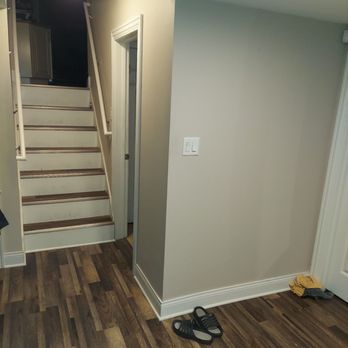 Jeffrey's Flooring & Construction - 2nd pic of reconstructed stairs+ handrails - Flooring Near Me - Chicago, Illinois Jeffrey's Flooring & Construction - 2nd pic of reconstructed stairs+ handrails - Flooring Near Me - Chicago, Illinois
