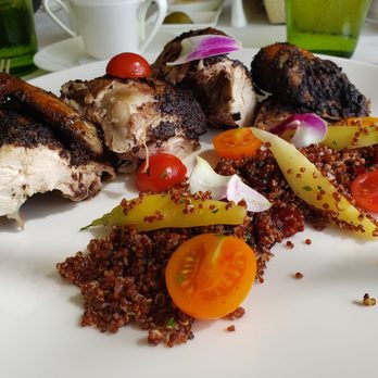 Orchids - Restaurant week: Cornish game hen with toasted quinoa. - Breakfast & Brunch Near Me - Honolulu, Hawaii