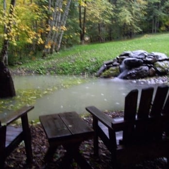 Stormking Cabins & Spa - Pond outside of Heron cabin. - Massage Near Me - Ashford, Washington Stormking Cabins & Spa - Pond outside of Heron cabin. - Massage Near Me - Ashford, Washington