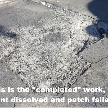 Reynaldo's Hauling - This is the "completed" work, paint dissolved and patch failed. - Junk Removal & Hauling Near Me