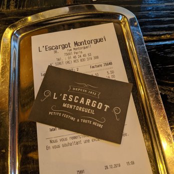 L'Escargot - French Near Me - Paris, 75 L'Escargot - French Near Me - Paris, 75