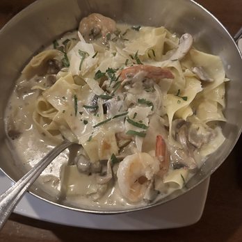 Pazzo Italiano - Pappardelle Dello Chef Dinner with shrimp - Italian Near Me - Santa Rosa Beach, Florida Pazzo Italiano - Pappardelle Dello Chef Dinner with shrimp - Italian Near Me - Santa Rosa Beach, Florida
