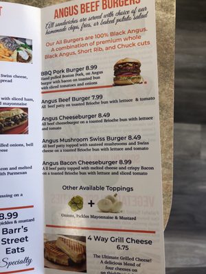 Menu photo 7 Barrs Street Eats Jacksonville, FL